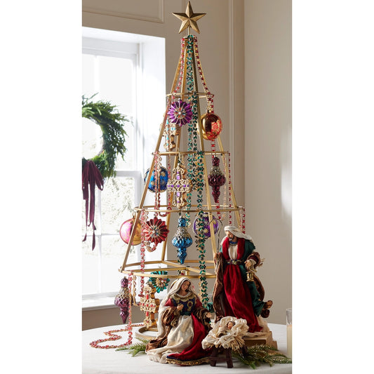 14.75" Jewel Tone Holy Family