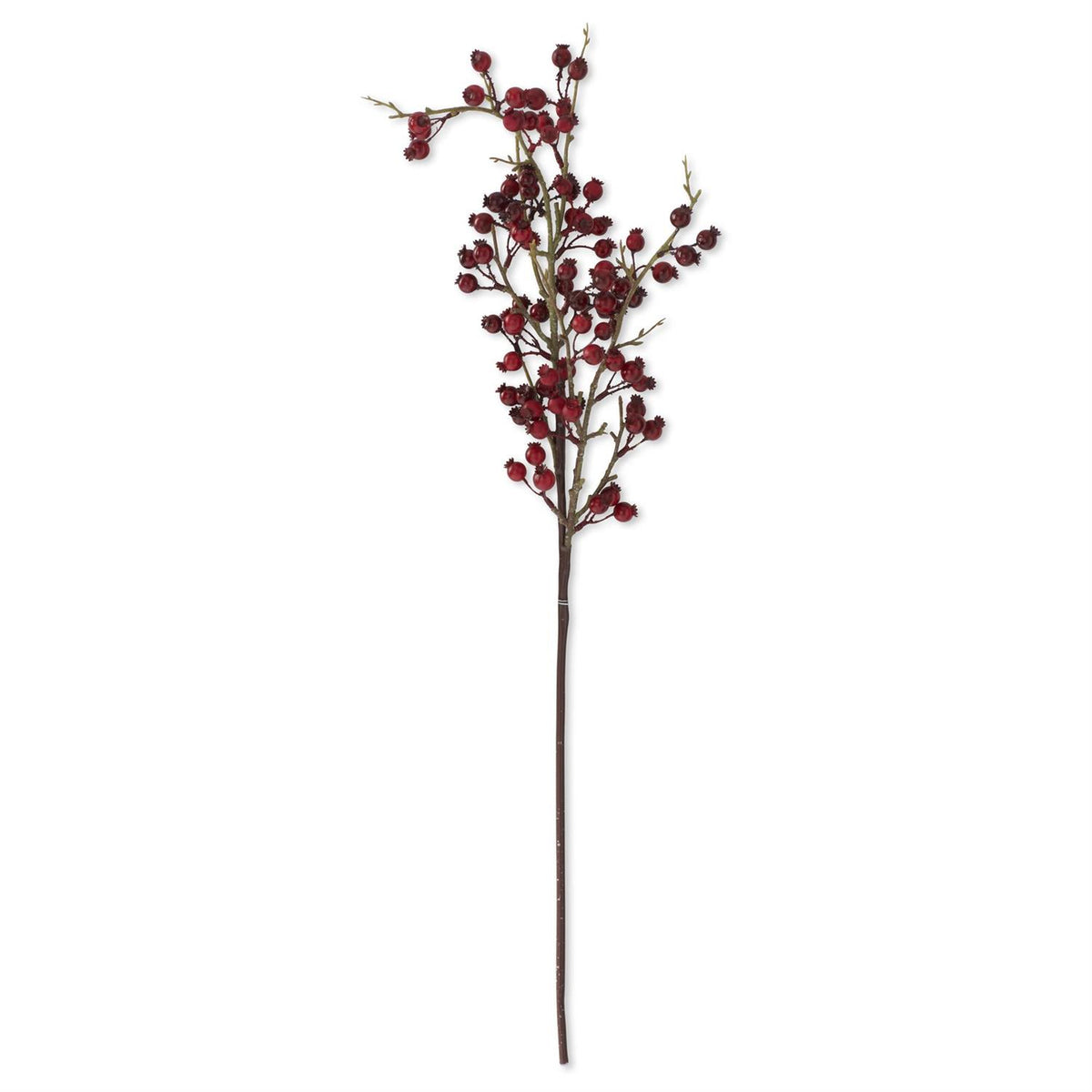 31 Inch Red Berry Twig Stem