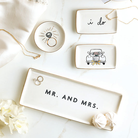 Ceramic Trinket Tray - I Do