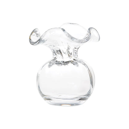 Hibiscus Glass Vase/ Clear Bud
