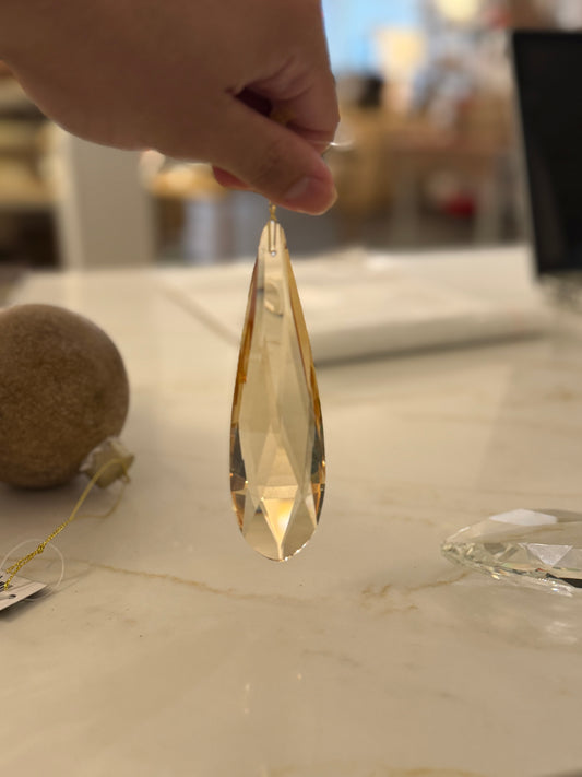 Tear Drop Crystal Ornament