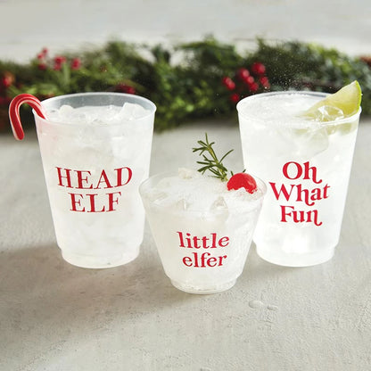 Face to Face Frost Cups - Head Elf - Set of 8