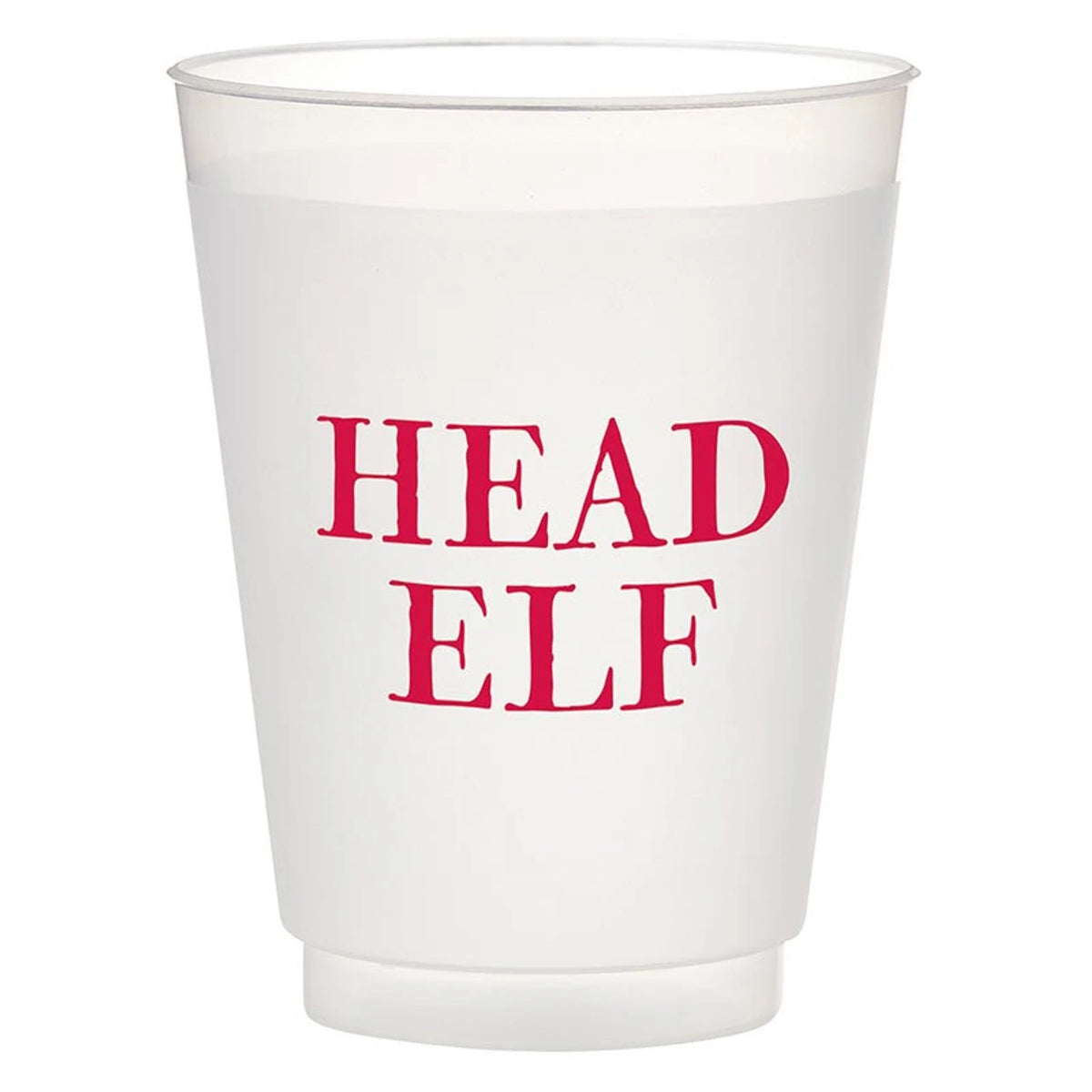 Face to Face Frost Cups - Head Elf - Set of 8