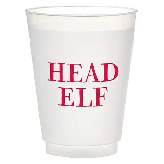Face to Face Frost Cups - Head Elf - Set of 8