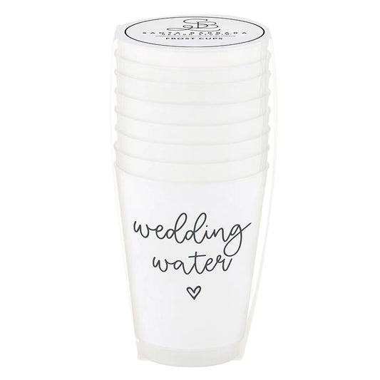 Frost Cups - Wedding Water - Set of 8