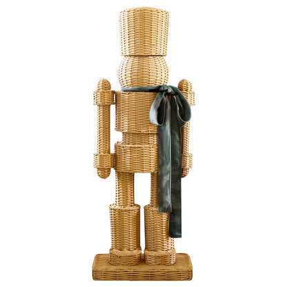 All Weather Rattan Nutcracker - Green