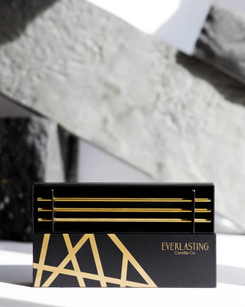 Everlasting Candlesticks, x1 pack, Gold