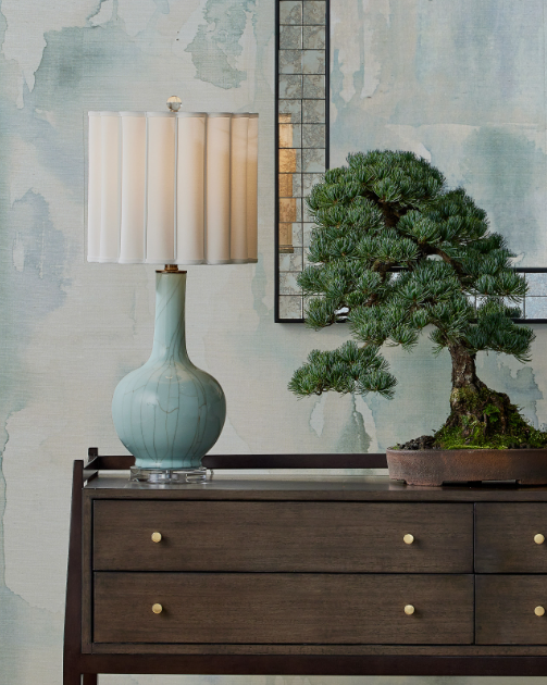 Celadon Crackle Table Lamp