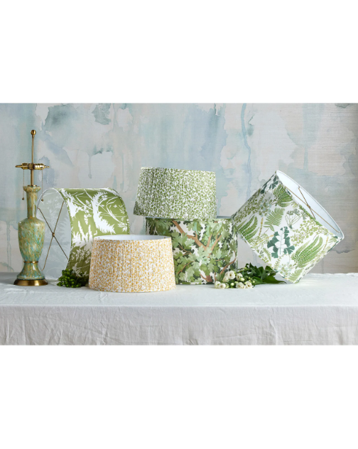 Maiden Fern Green Large Tapered Lamp Shade